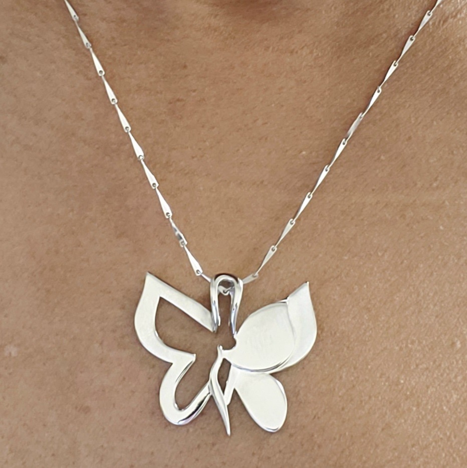 butterfly love necklace